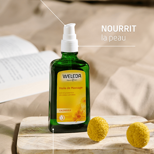 Huile de Massage au Calendula