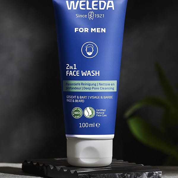 Gel Limpiador 2 en 1 Rostro & Barba FOR MEN