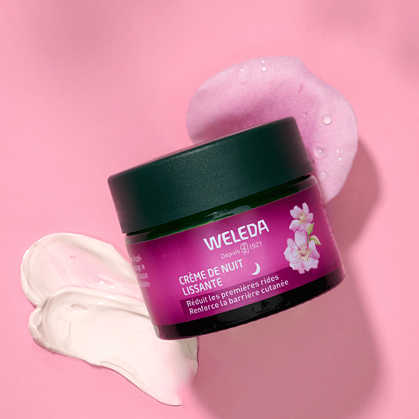 Crème de Nuit lissante Rose Musquée & Thé blanc