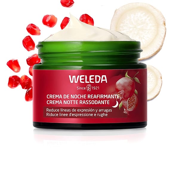 Crema de Noche Reafirmante de Granada y Péptidos de Maca