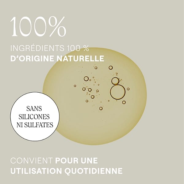 100% ingrédients d'origine naturelle. Convient pour une utilisation quotidienne.