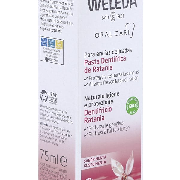 Pasta Dentífrica de Ratania