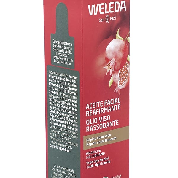 Aceite Facial Reafirmante de Granada