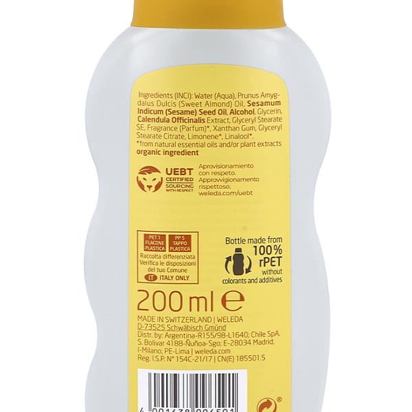 Baño de Crema de Caléndula