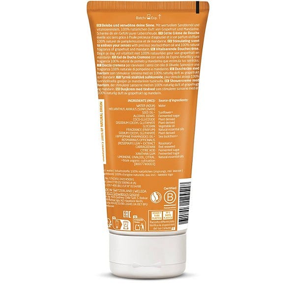 Vitality Shower Cream Sea Buckthorn