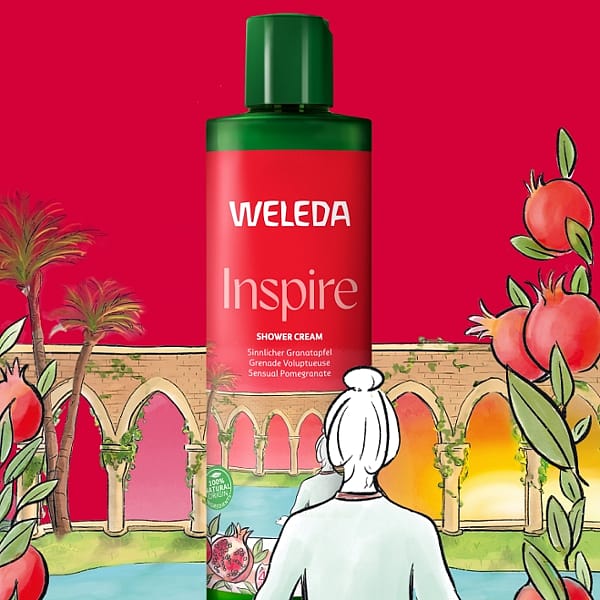 crema de ducha de granada weleda