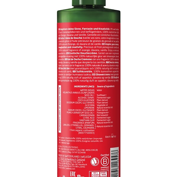 Gel de ducha cremoso Granada