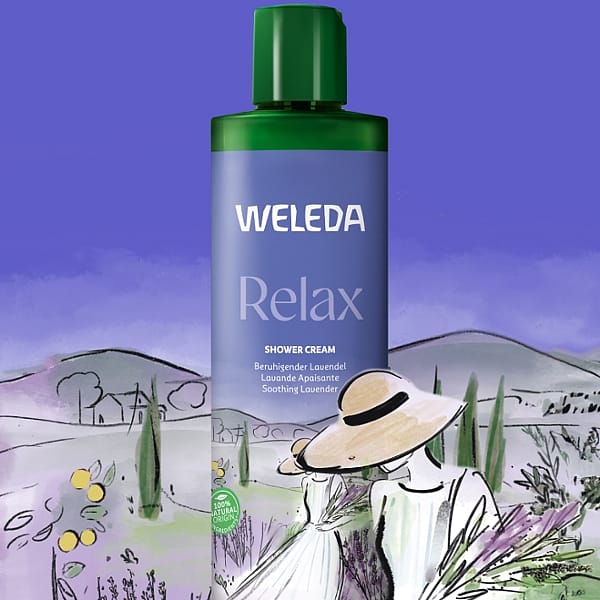 gel de ducha lavanda natural relax weleda