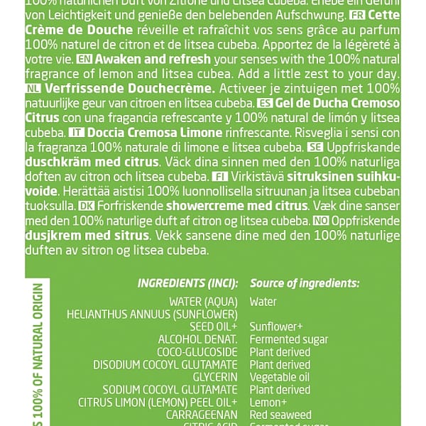 Gel de ducha cremoso Citrus