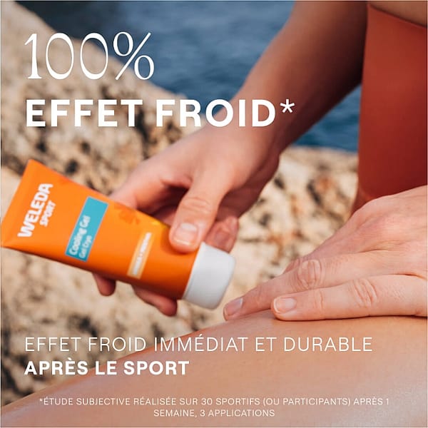Bénéfices du gel cryo. 100% effet froid. Effet froid durable et immédiat après le sport.