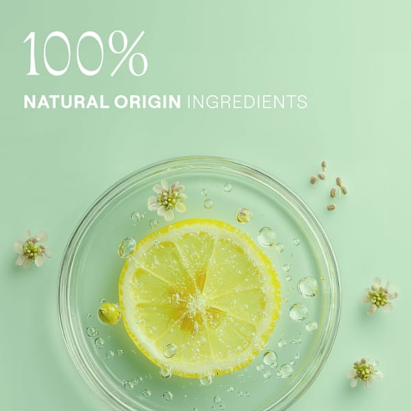 Slice of lemon. 100% natural origin ingredients.