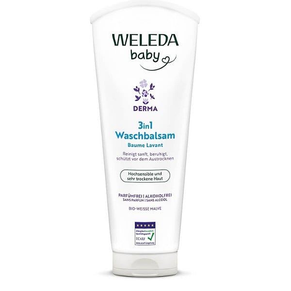 Derma 3in1 Waschbalsam Weisse Malve