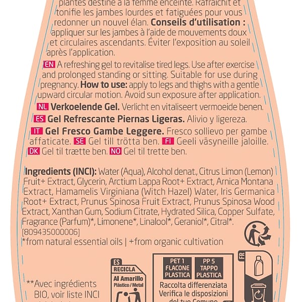 Gel Piernas Ligeras