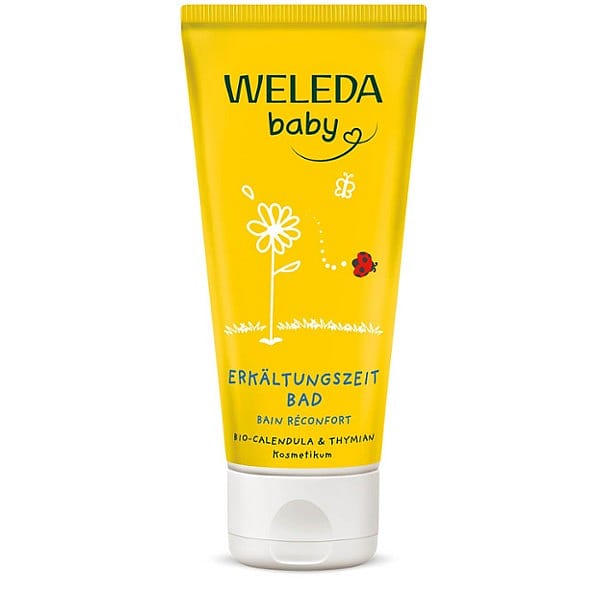 Calendula Erkältungszeit Bad