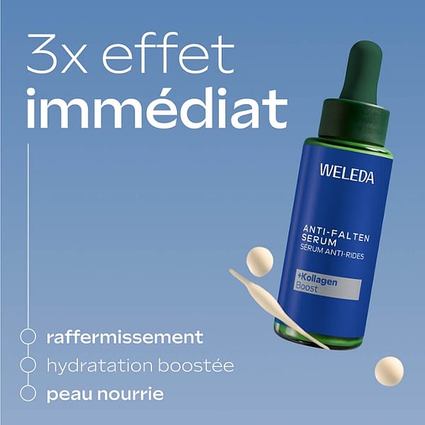 Serum Gentiane bleue et edelweiss : 3X effet immédiat. Raffermissement, hydratation boostée, peau nourrie