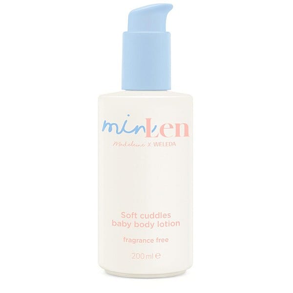 minLen Soft Cuddles Baby Body Lotion by Madeleine x Weleda