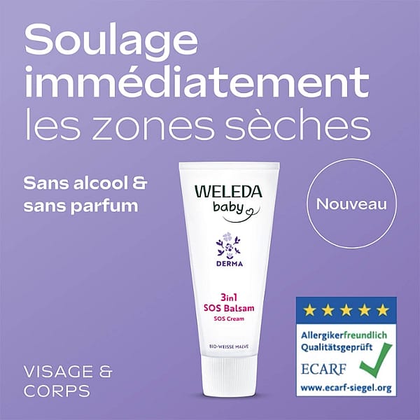 Derma 3 en 1 Baume SOS Mauve Blanche