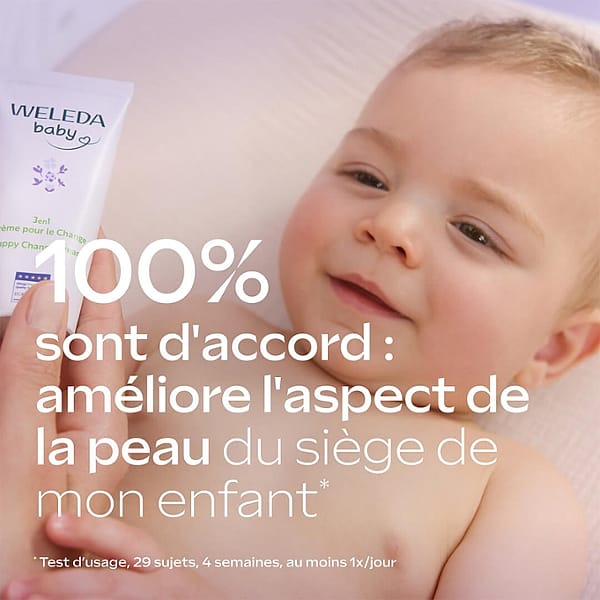 Derma 3 en 1​ Crème Change Mauve Blanche