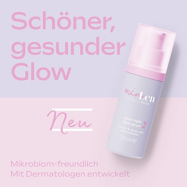 minLen Glow Right Face Serum