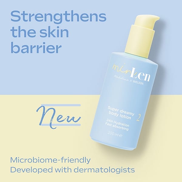 minLen Super Dreamy Body Lotion by Madeleine x Weleda
