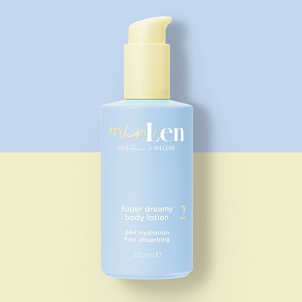 minLen Super Dreamy Body Lotion by Madeleine x Weleda