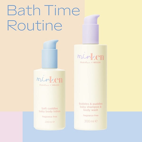 minLen Soft Cuddles Baby Body Lotion by Madeleine x Weleda