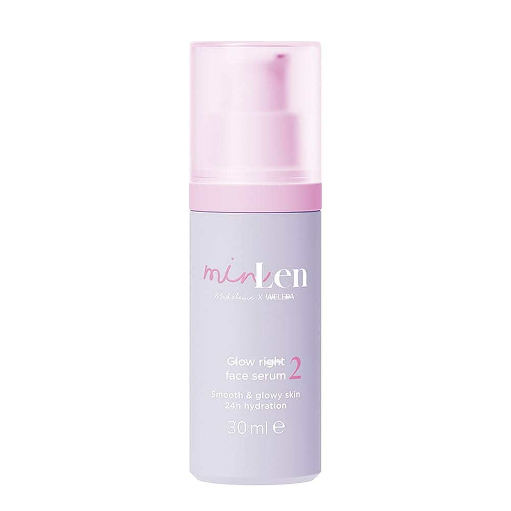 minLen Glow Right Face Serum
