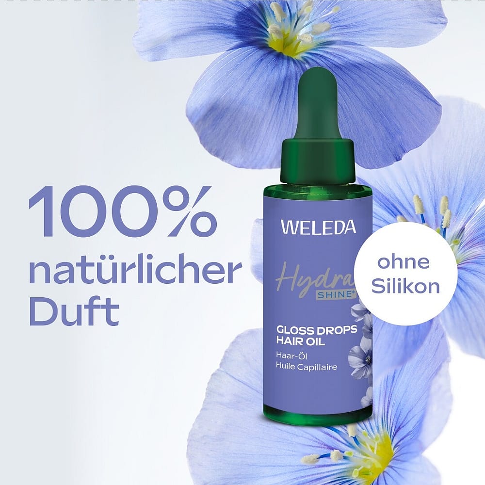 Hydra Shine Gloss Drops Haar-Öl Alpen-Lein