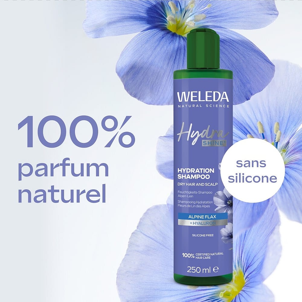 Hydra Shine Shampooing Hydration Fleurs de Lin des Alpes