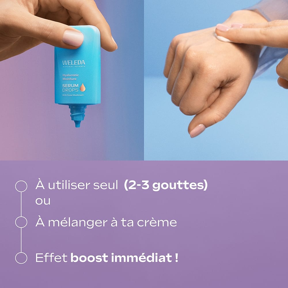 Hyaluronic Moisture Serum Drops - Weleda 8