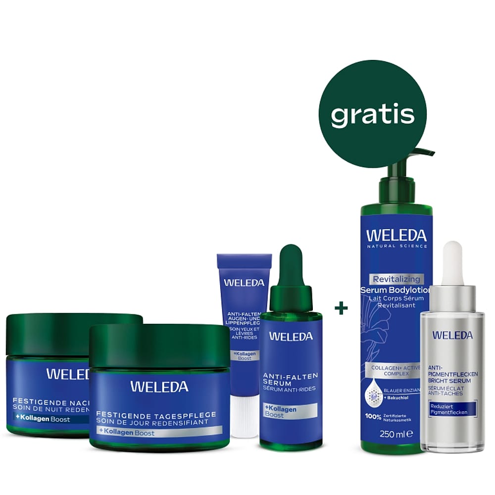 VORTEILS-SET Blauer Enzian 4+2 Bright Serum und Bodylotion gratis