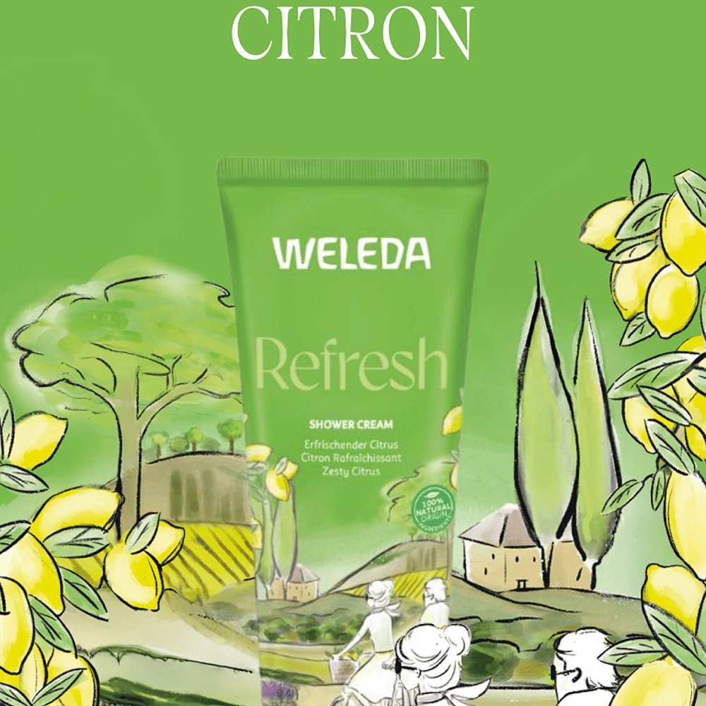 Refresh Crème de Douche Citron rafraîchissant
