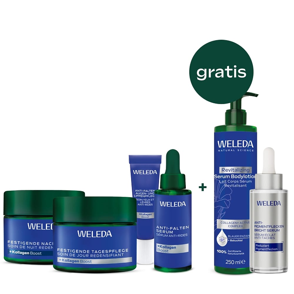 VORTEILS-SET Blauer Enzian 4+2 Bright Serum und Bodylotion gratis