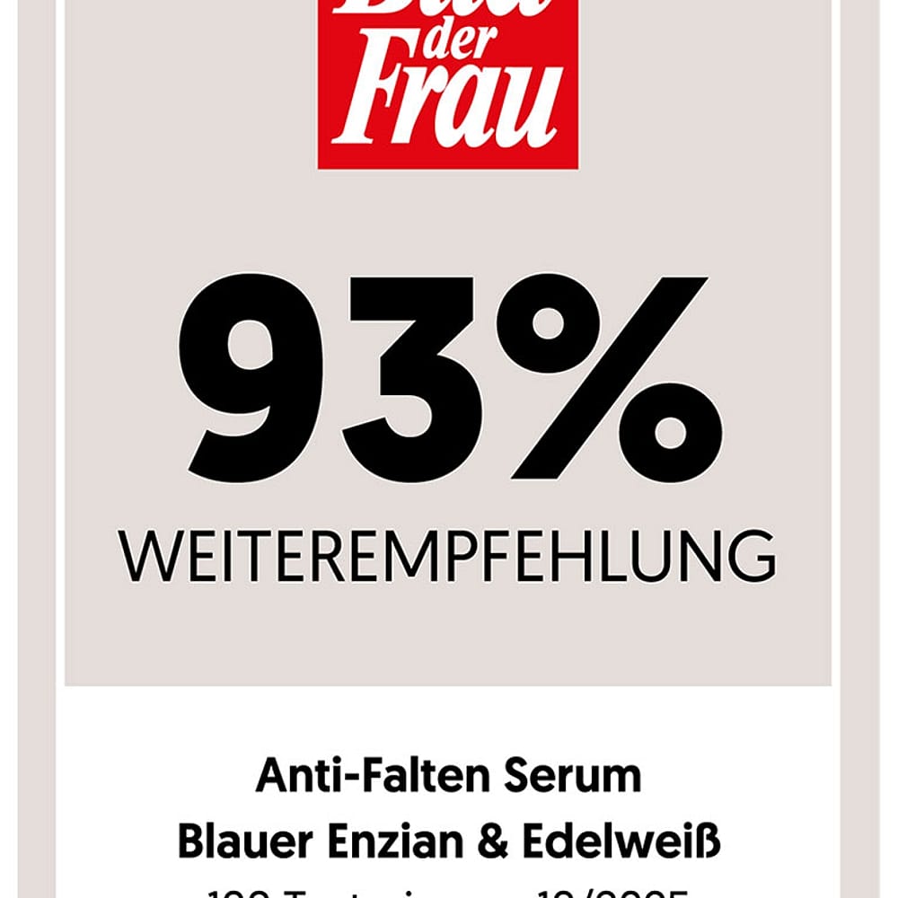 Anti-Falten Serum Blauer Enzian & Edelweiß