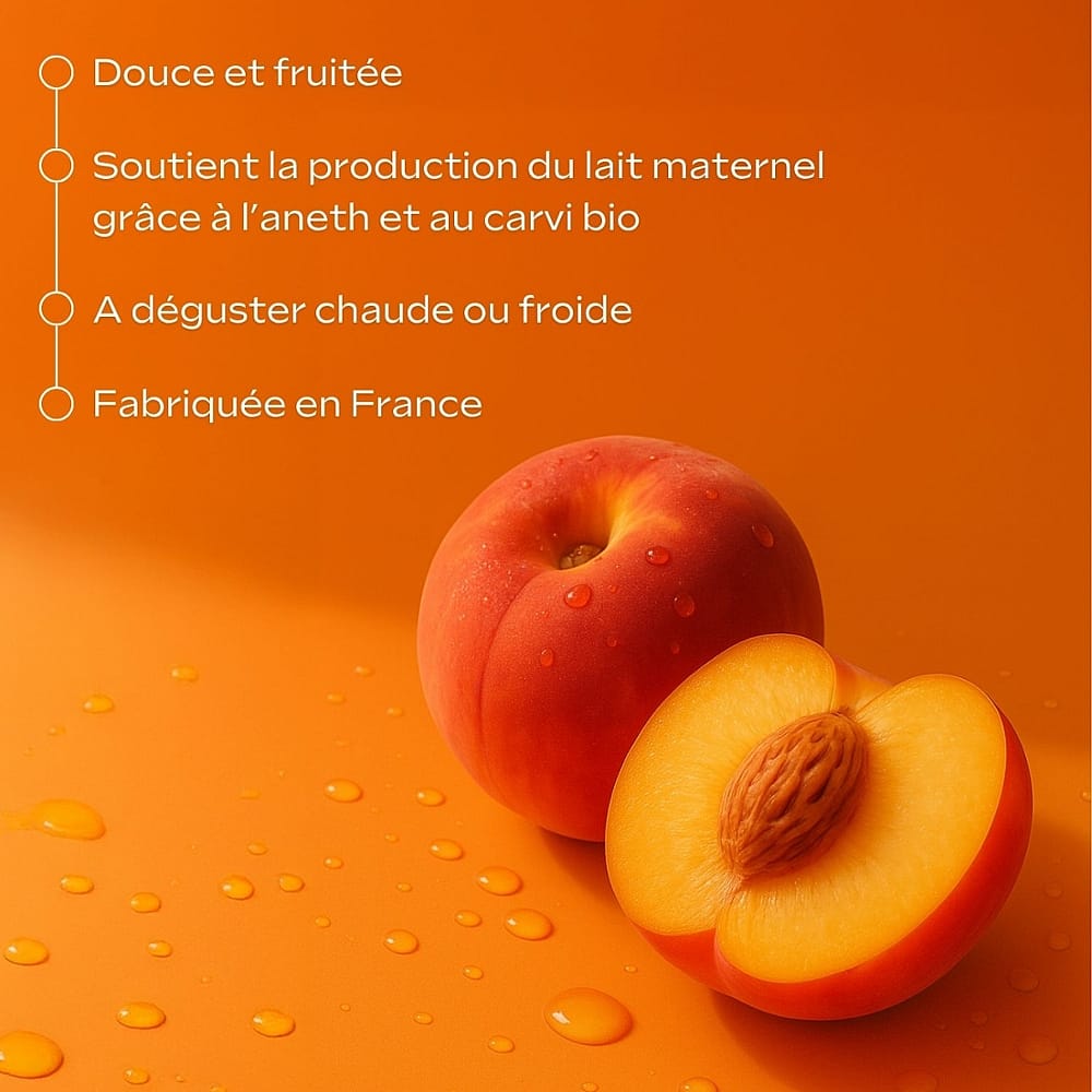 Tisane Allaitement bio Pêche Abricot - Weleda 5