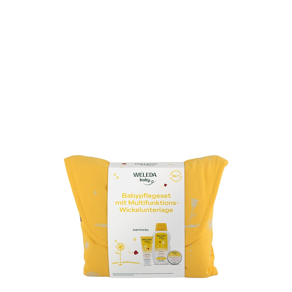 Geschenkset Babypflege mit Multifunktions-Wickelunterlage