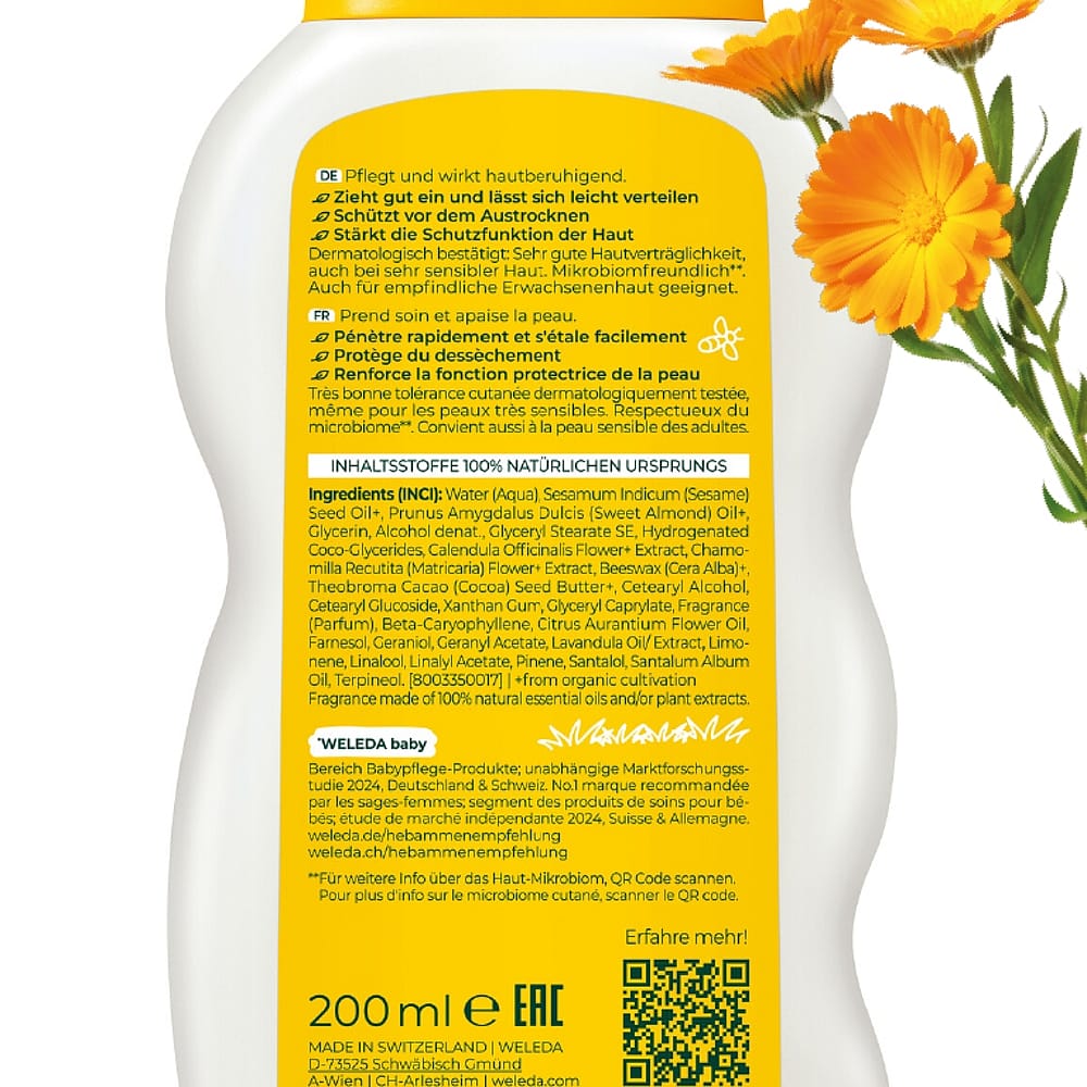 Leche Corporal de Caléndula