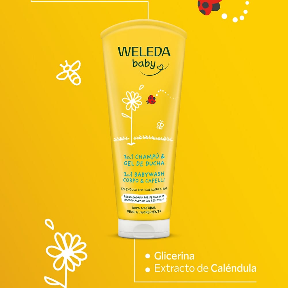 Champú y Gel de Ducha de Caléndula