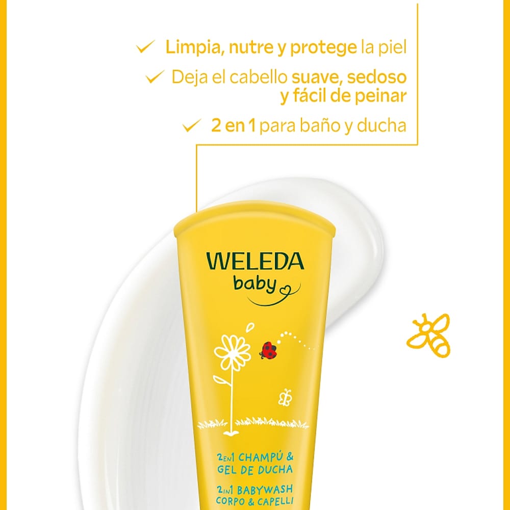 Champú y Gel de Ducha de Caléndula