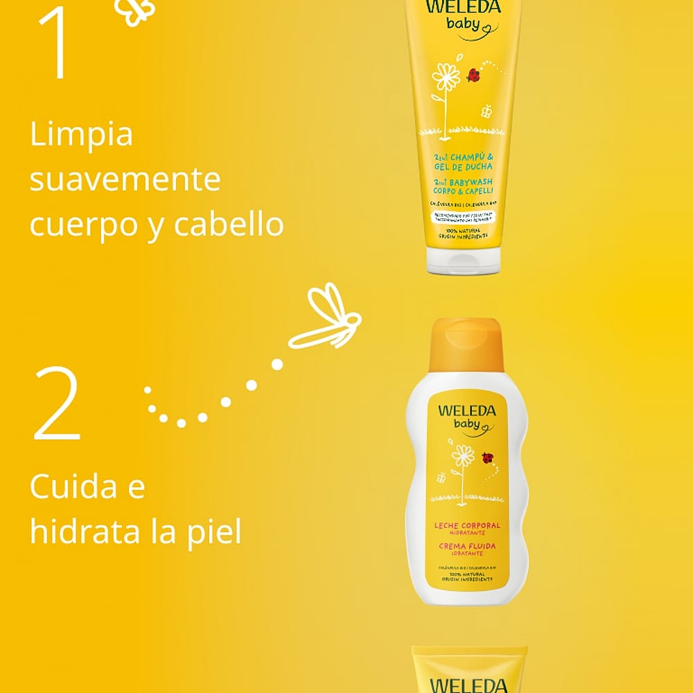 Champú y Gel de Ducha de Caléndula