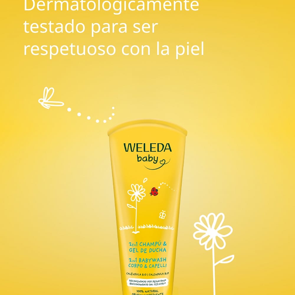 Champú y Gel de Ducha de Caléndula