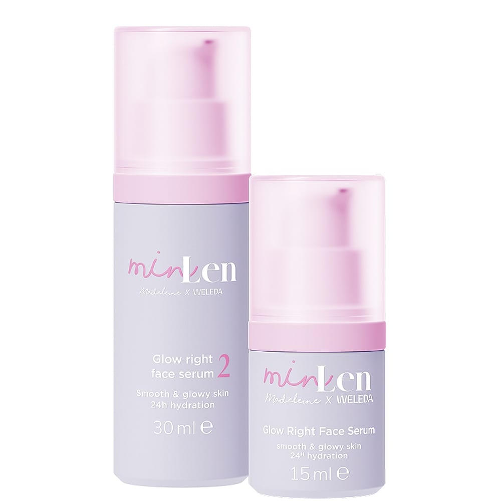 minLen Glow Right Face Serum