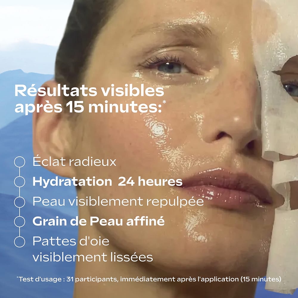 Exo Boost Collagène Masque en tissu Gentiane Bleue