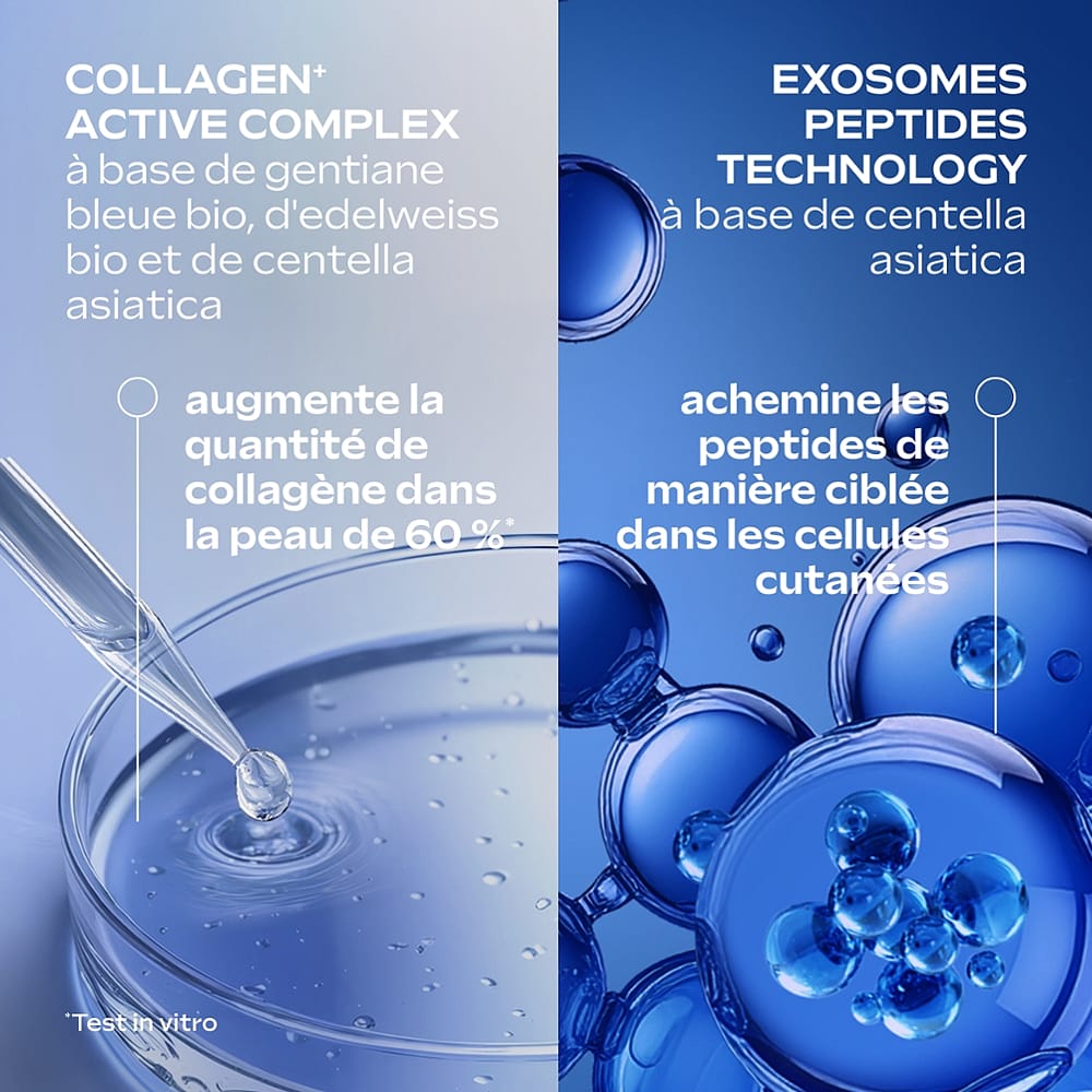 Exo Boost Collagène Masque en tissu Gentiane Bleue