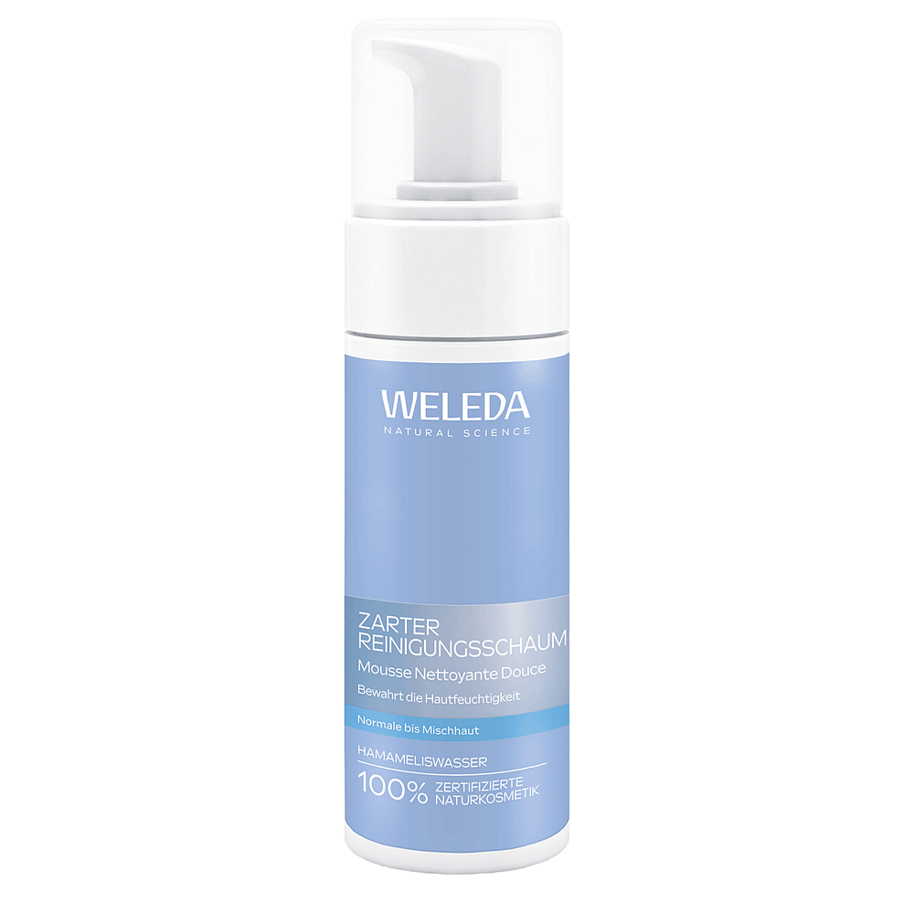 Zarter Reinigungsschaum