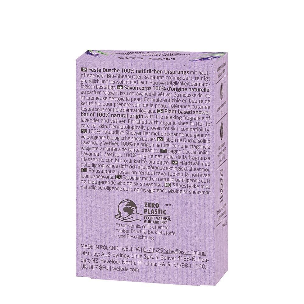 Douche végétale solide lavande + vétiver