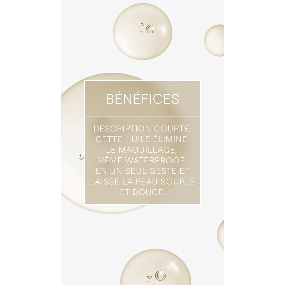 Huile Nettoyante Démaquillante