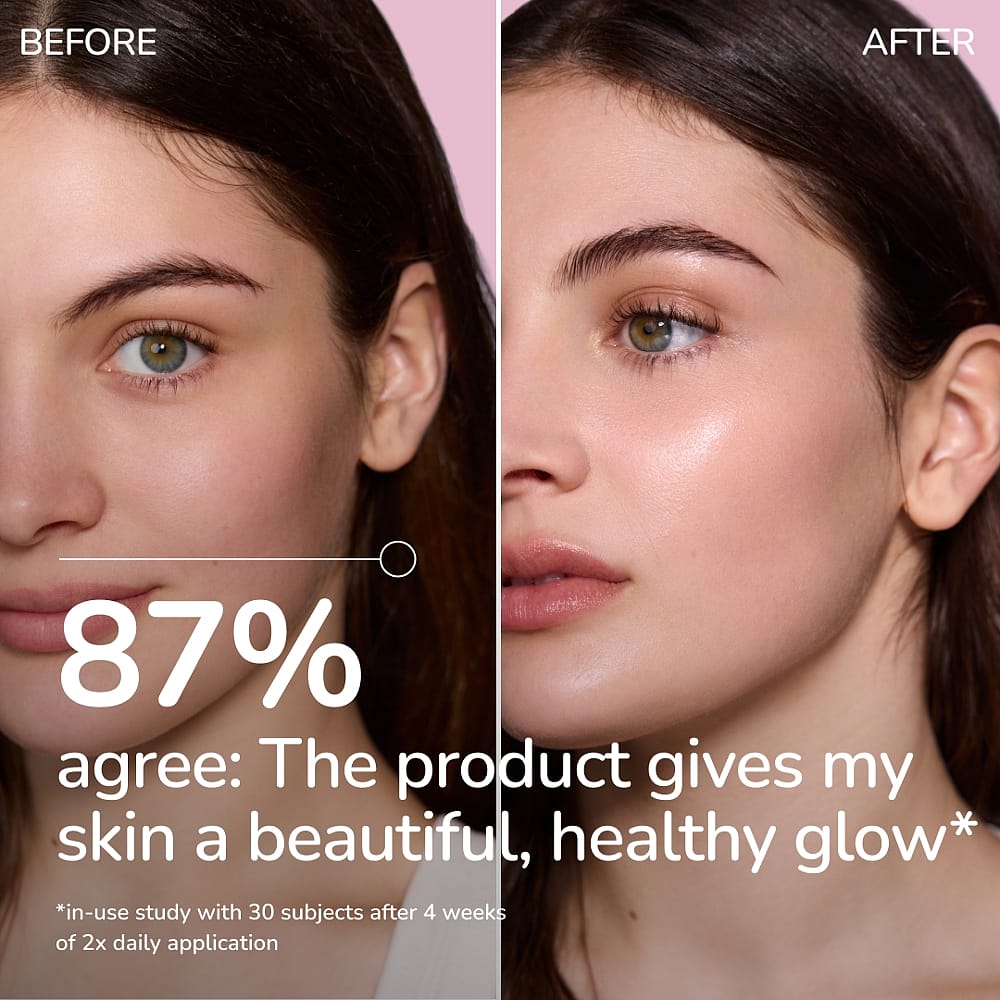 minLen Glow Right Face Serum av Madeleine x Weleda