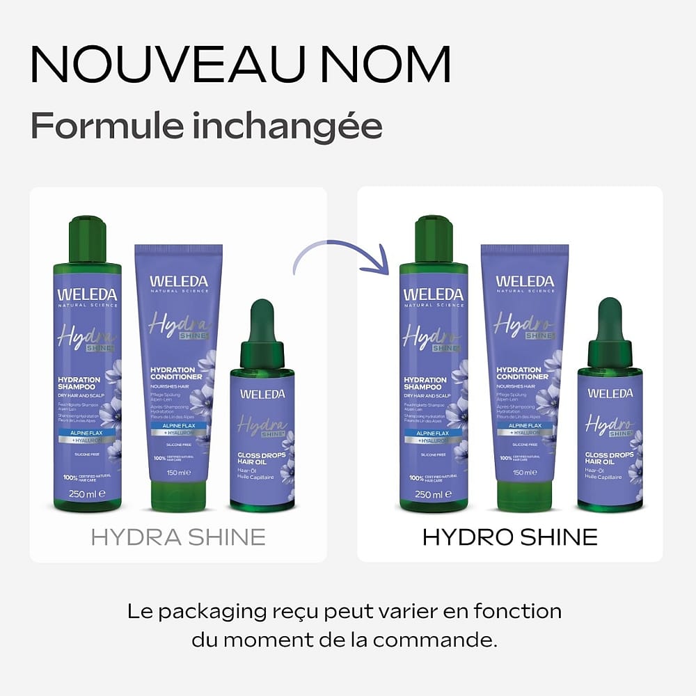 Hydro Shine Huile Capillaire Brillance Gloss - Weleda 7