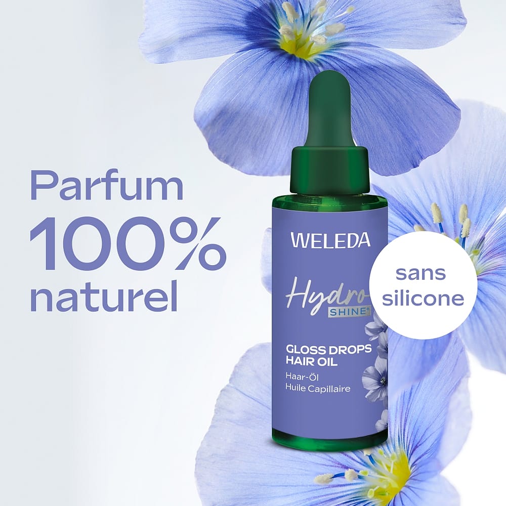 Hydro Shine Huile Capillaire Brillance Gloss - Weleda 8